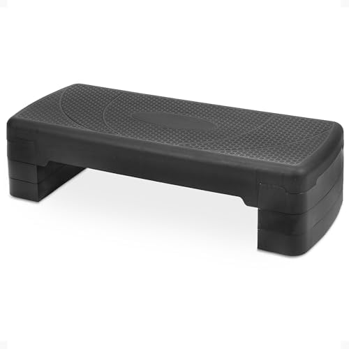 31-inch Aerobic Step Platform Trainer with 3 Adjustable Risers