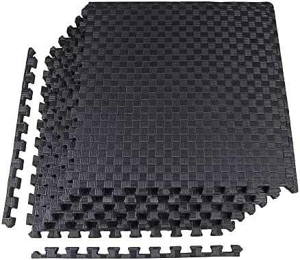 Puzzle Exercise Mat 1-inch Thick, EVA Interlocking Foam Floor