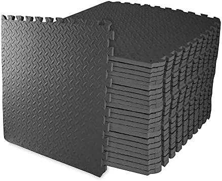 Puzzle Exercise Mat 3/4-inch Thick, EVA Interlocking Foam Floor
